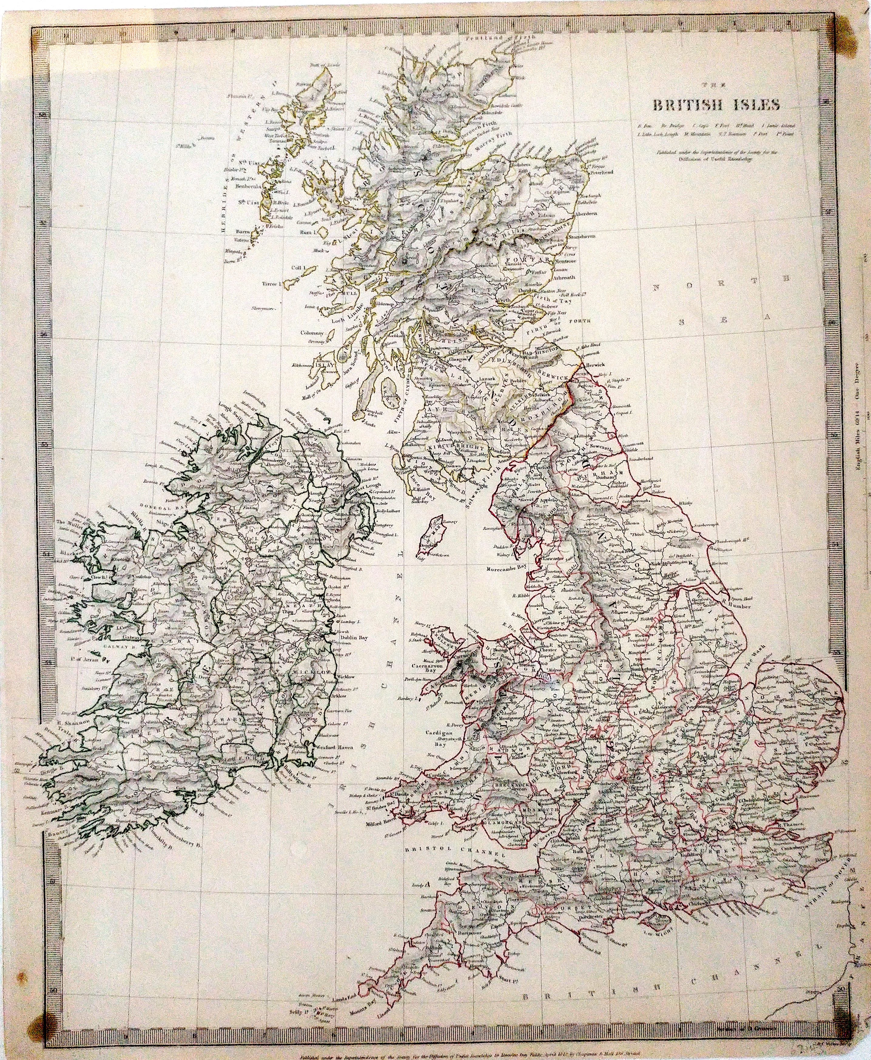 'The British Isles', Published by SDUK, 1842